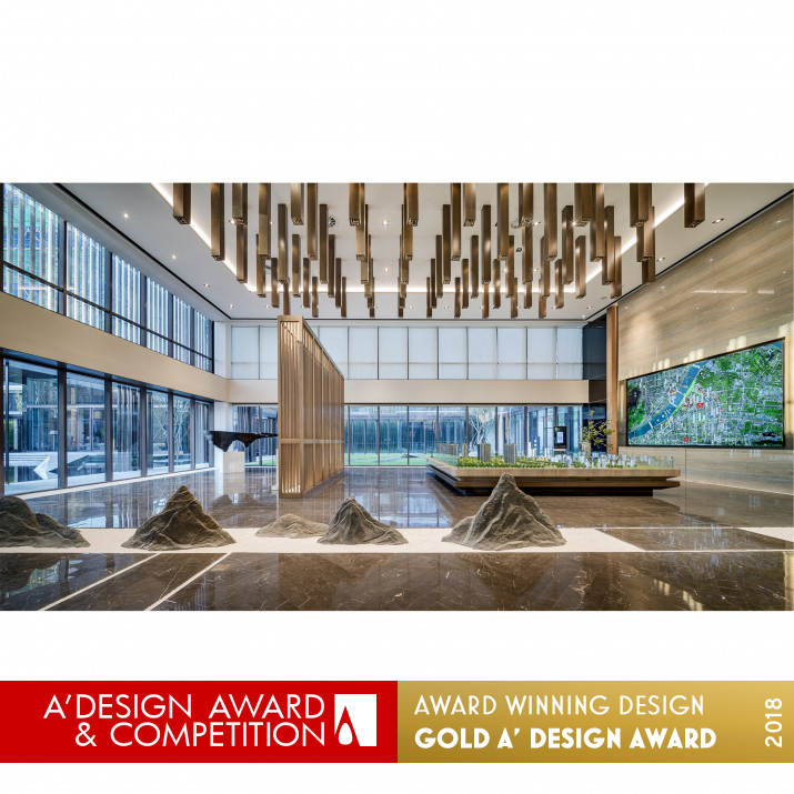 Tanyue Mansion Public Space by Kris Lin and Jiayu Yang Golden Interior Space and Exhibition Design Award Winner 2018 
