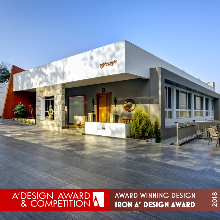 Shubhamkaroti Farms Residential Bungalow Design by Sanjay Newaskar Iron Architecture, Building and Structure Design Award Winner 2018 