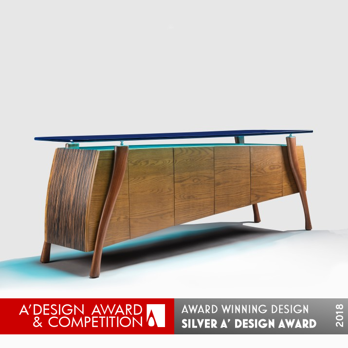 Aero Credenza by Gerardo Rios Altamirano Silver Furniture Design Award Winner 2018 