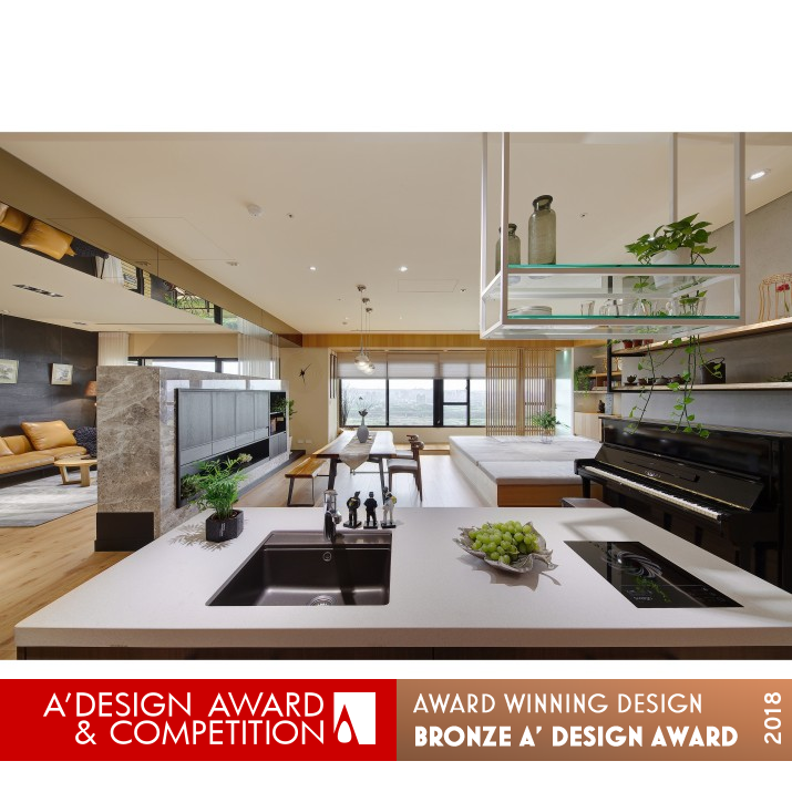 Riverside Interior Design by Yi-Lun Hsu Bronze Interior Space and Exhibition Design Award Winner 2018 