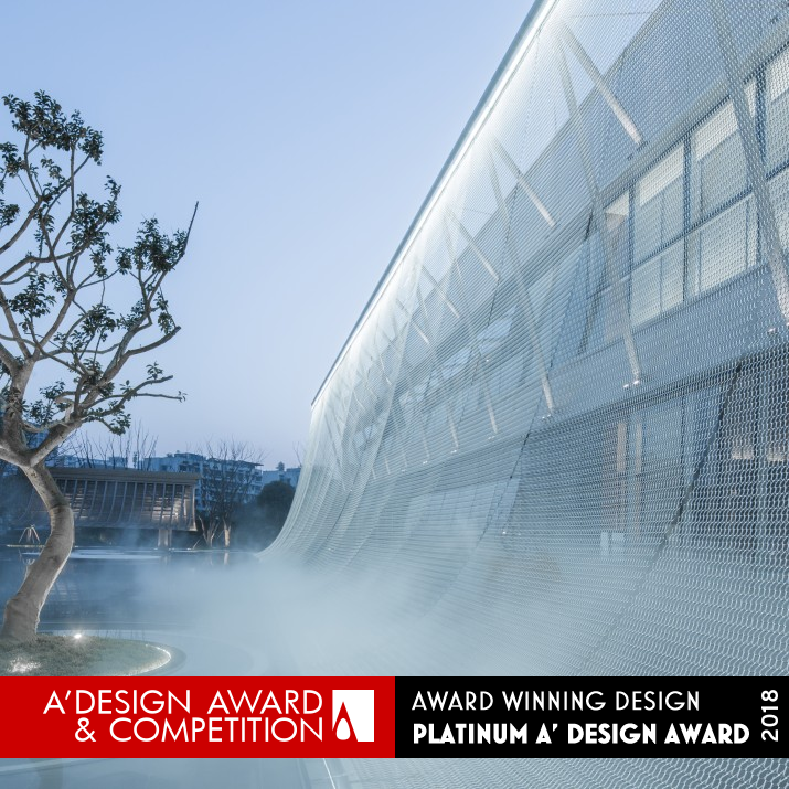 The Curtain Sales Office by Larry Wen and Yibo Wang - Aoe Platinum Architecture, Building and Structure Design Award Winner 2018 