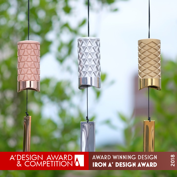 Metal Wind Chime Musical Instrument by Bryan Wong Iron Musical Instruments Design Award Winner 2018 