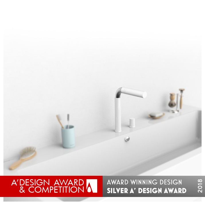 Creator C-300 Universal Cleansing Faucet by Chen Canliang and Hu Xindian Silver Bathroom Furniture and Sanitary Ware Design Award Winner 2018 