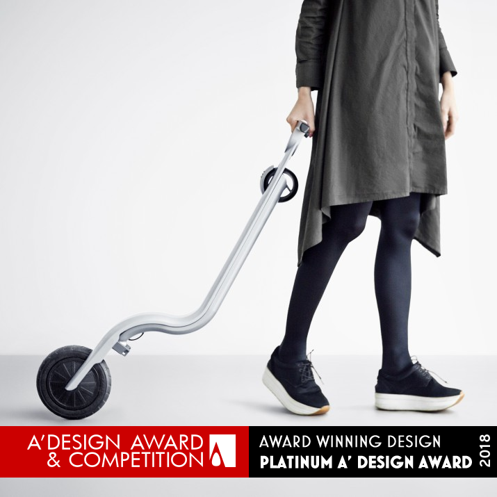 Eagle Electric kick scooter by Ignas Survila Platinum Vehicle, Mobility and Transportation Design Award Winner 2018 