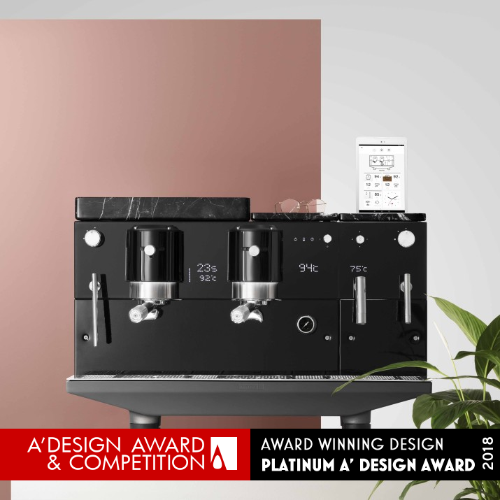 Iberital Vision Professional Espresso Coffee Machine by Andreu Carulla - Iberital Platinum Prosumer Products and Workshop Equipment Design Award Winner 2018 