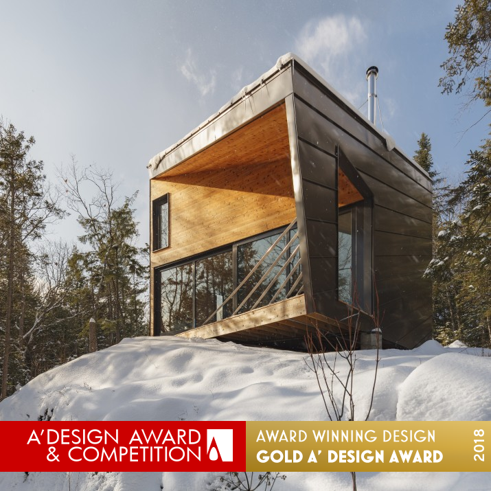 Cabin on a Rock Weekend Residence by Isamu Kanda Golden Architecture, Building and Structure Design Award Winner 2018 