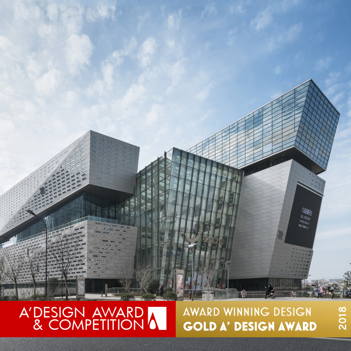 The Heart of Yiwu Shopping mall by Aedas Golden Architecture, Building and Structure Design Award Winner 2018 