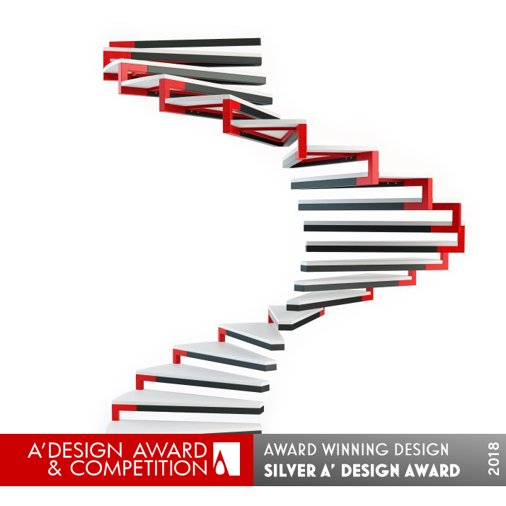 UVine Staircase by Bora Yildirim Silver Building Materials and Construction Components Design Award Winner 2018 