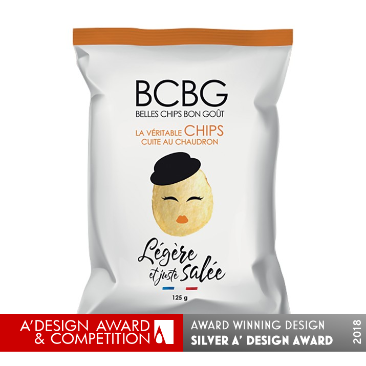 Chips BCBG Food packaging by D. Goyon, R. Vicente and C. Alamy Silver Packaging Design Award Winner 2018 