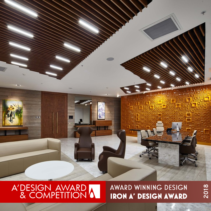 Gen Farma Executive Board Chairman Room by Ismet Tekeli Iron Interior Space and Exhibition Design Award Winner 2018 