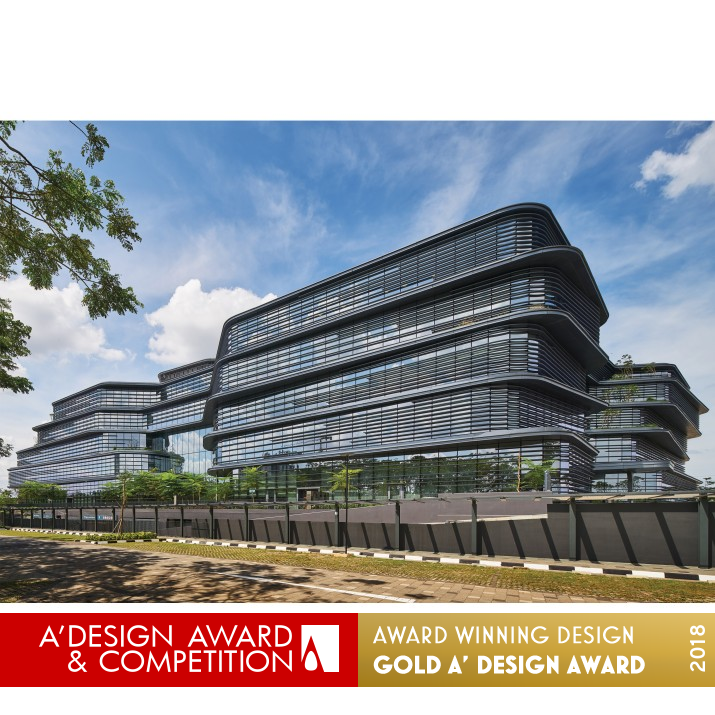 Unilever Headquarters Office Building by Aedas Golden Architecture, Building and Structure Design Award Winner 2018 