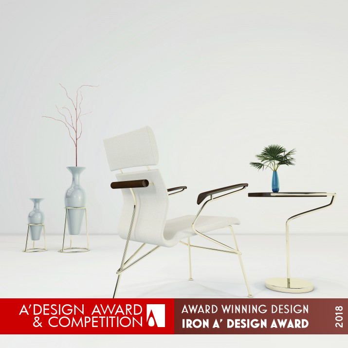 Leisure Furniture Comfortable to use by Wei Jingye, Jiang Tianran and Wang Da Iron Furniture Design Award Winner 2018 