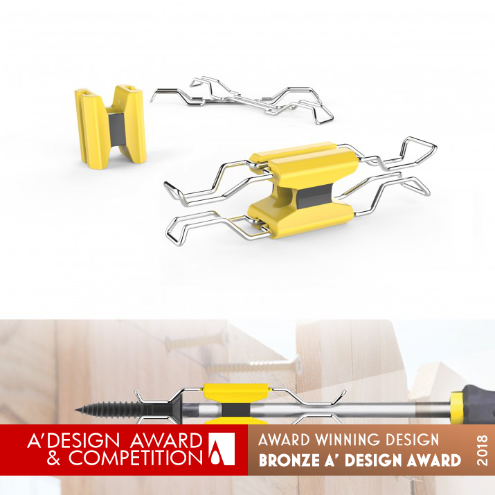 Screwdriver Holder Easy to use by Wei Jingye, Jin Yadong and Chen Siqi Bronze Hardware, Power and Hand Tools Design Award Winner 2018 
