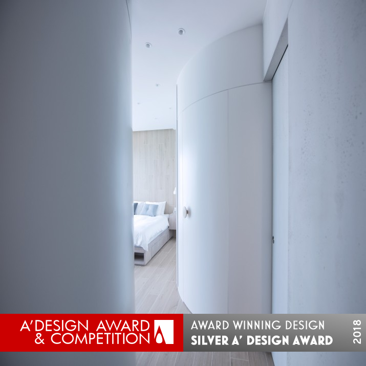 Curvy Chambers Apartment by Bean Buro Silver Interior Space and Exhibition Design Award Winner 2018 