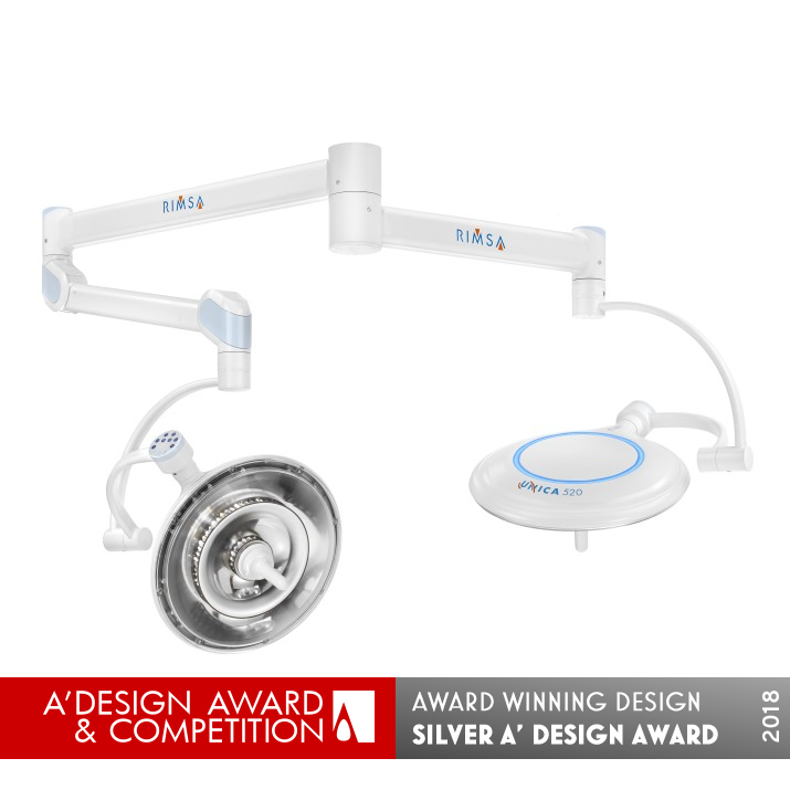 Unica Surgical light by Fabio Rezzonico Silver Medical Devices and Medical Equipment Design Award Winner 2018 