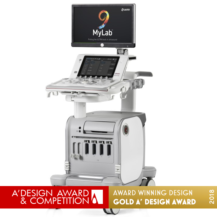 MyLab 9 Ultrasound system by Fabio Rezzonico Golden Medical Devices and Medical Equipment Design Award Winner 2018 