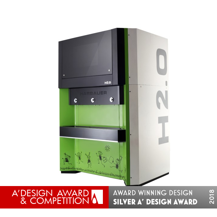 H2.O Drinking Water ATM by Future Factory LLP Silver Social Design Award Winner 2018 