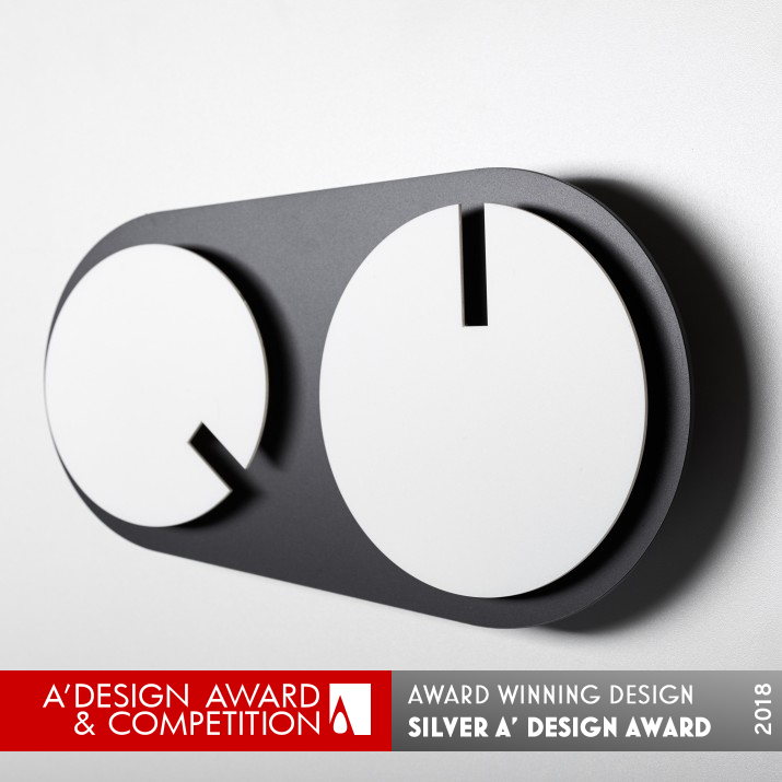 The Dialogue Clock Clock by Evgenia Dymkina Silver Furniture Design Award Winner 2018 