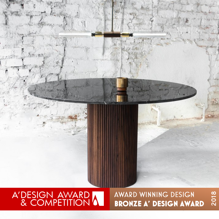 Ostinato Dining Table by Cristian Branea Bronze Furniture Design Award Winner 2018 