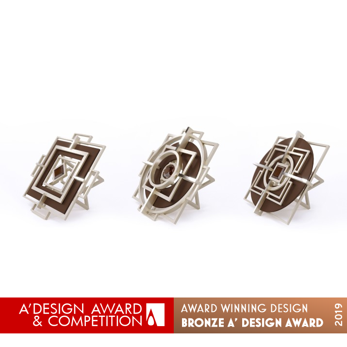 Mandalas Rings by Igor Komov Bronze Jewelry Design Award Winner 2019 