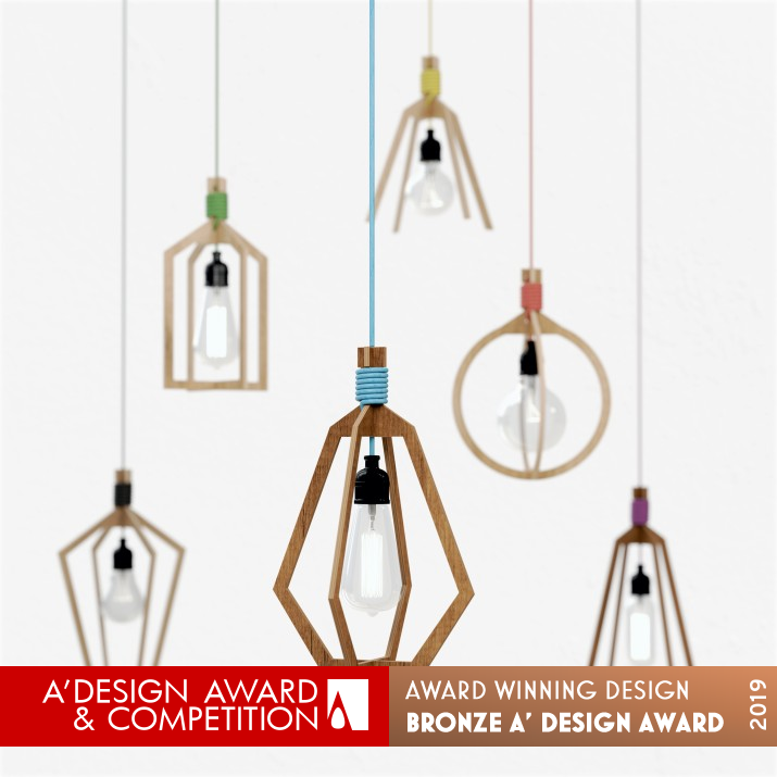 Luminare Lamp by Hernan Gregorio Bronze Lighting Products and Fixtures Design Award Winner 2019 