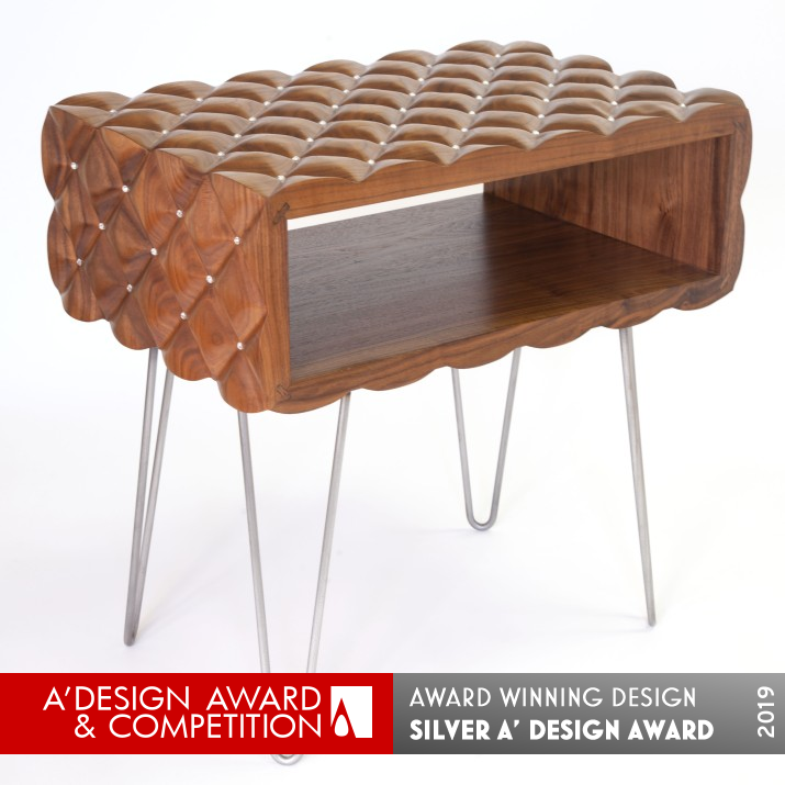 The Pilo Table Side Table by Brooke M Davis Silver Furniture Design Award Winner 2019 