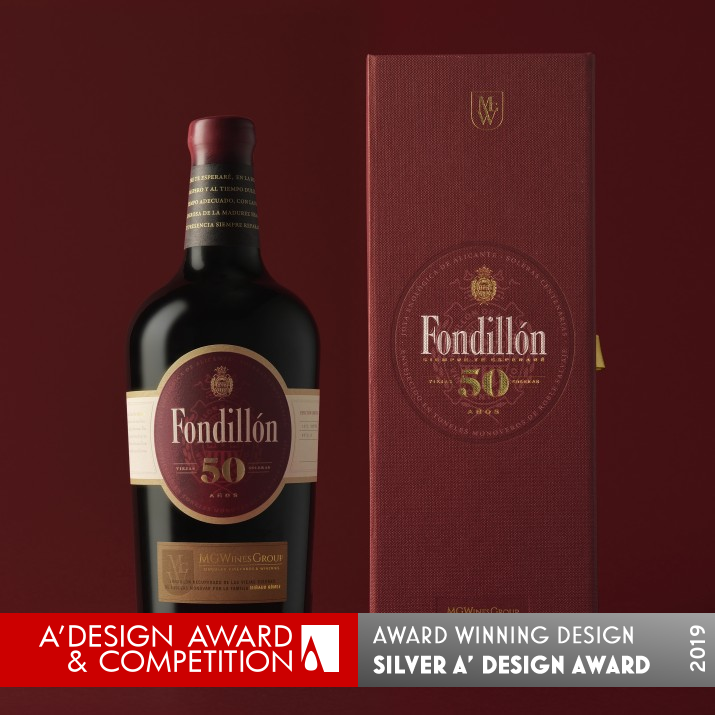 Fondillon 50 Years Wine Bottle by Estudio Maba Silver Packaging Design Award Winner 2019 