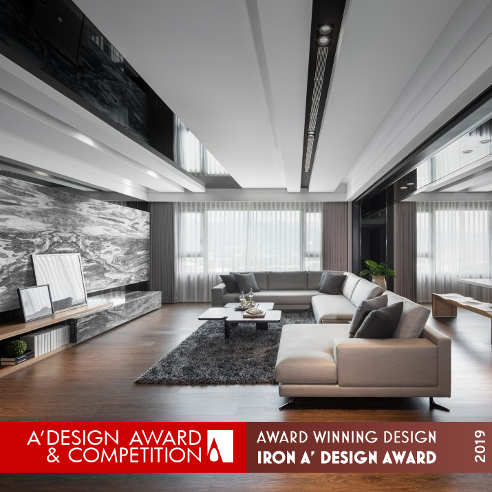 Pristine Residential by GLOBAL INTERIOR A DESIGN CO.,LTD Iron Interior Space and Exhibition Design Award Winner 2019 