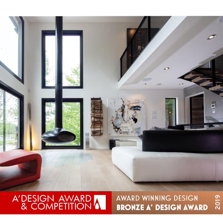 Nature Balance Residence House by Lise Fournier Bronze Interior Space and Exhibition Design Award Winner 2019 