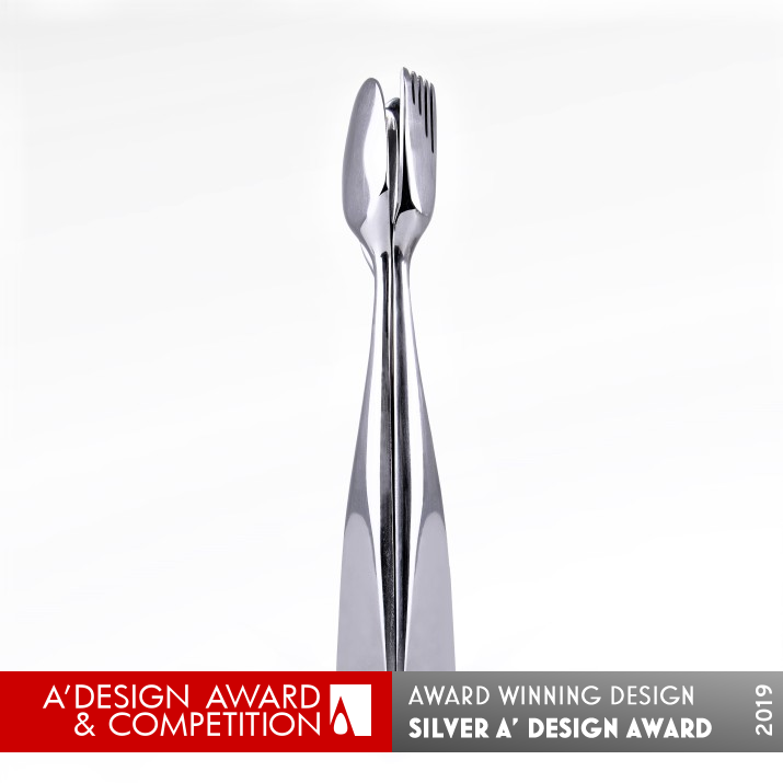 Ingrede Set Cutlery by Matthew Dorabiala Silver Bakeware, Tableware, Drinkware and Cookware Design Award Winner 2019 