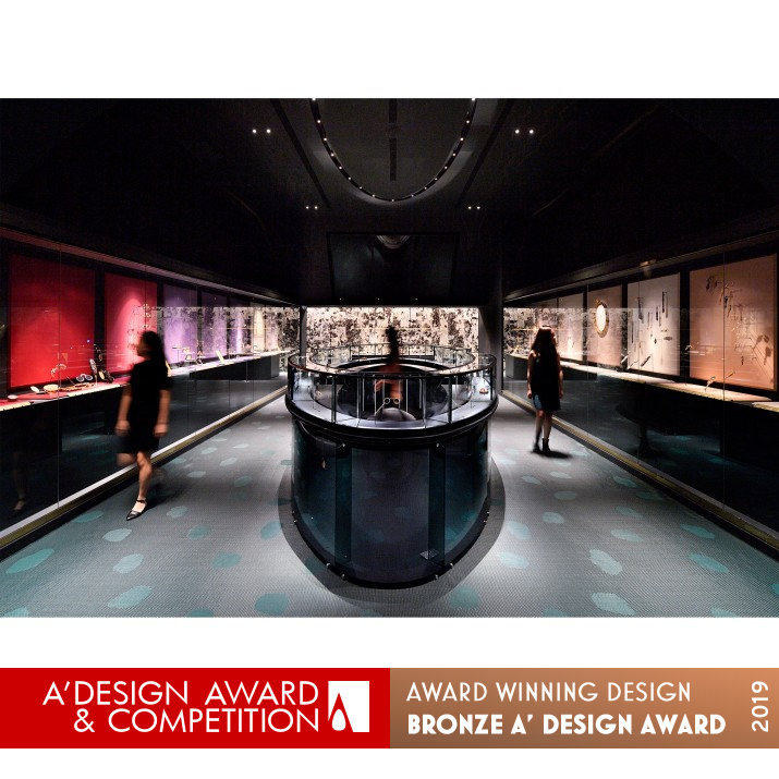 Sense Antique Glasses Gallery Antique Glasses Museum by Chih-Yuan Hung Bronze Interior Space and Exhibition Design Award Winner 2019 