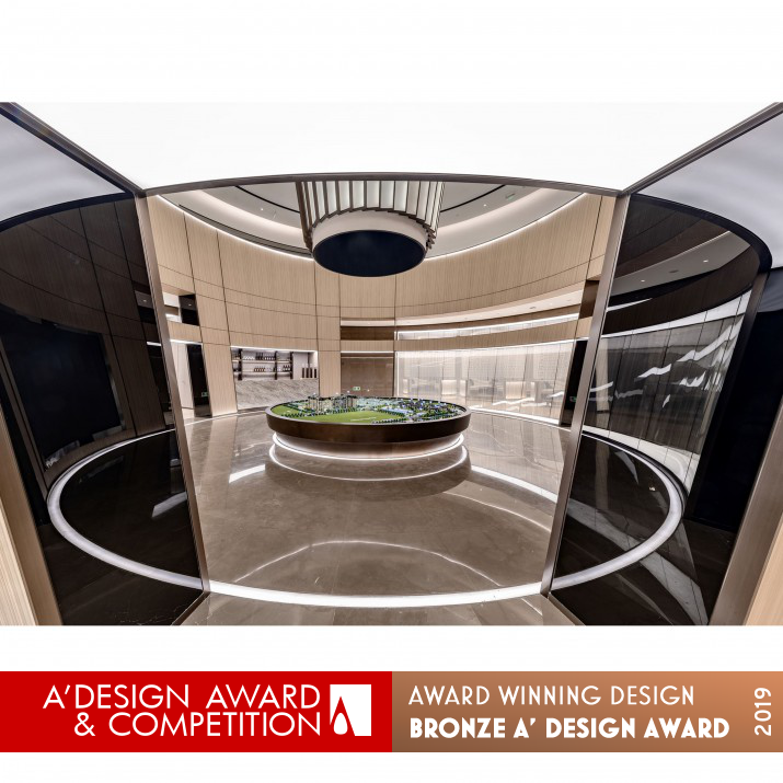 Circle sales center Sales Center by Kris Lin Bronze Interior Space and Exhibition Design Award Winner 2019 