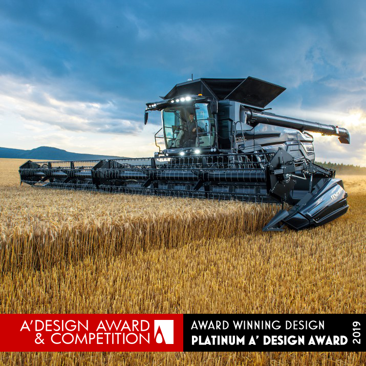 Ideal Combine Harvester by Morten Leth Bilde and Patrick Lorriette Platinum Agricultural Tools, Farming Equipment and Machinery Design Award Winner 2019 