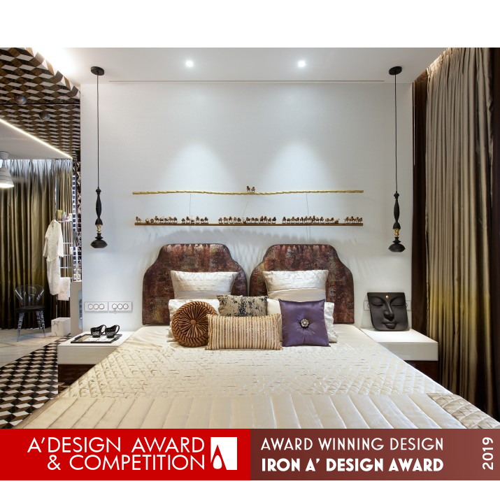 Arte Et Stile De Vita A Bedroom Suite by Amee Vora Iron Interior Space and Exhibition Design Award Winner 2019 