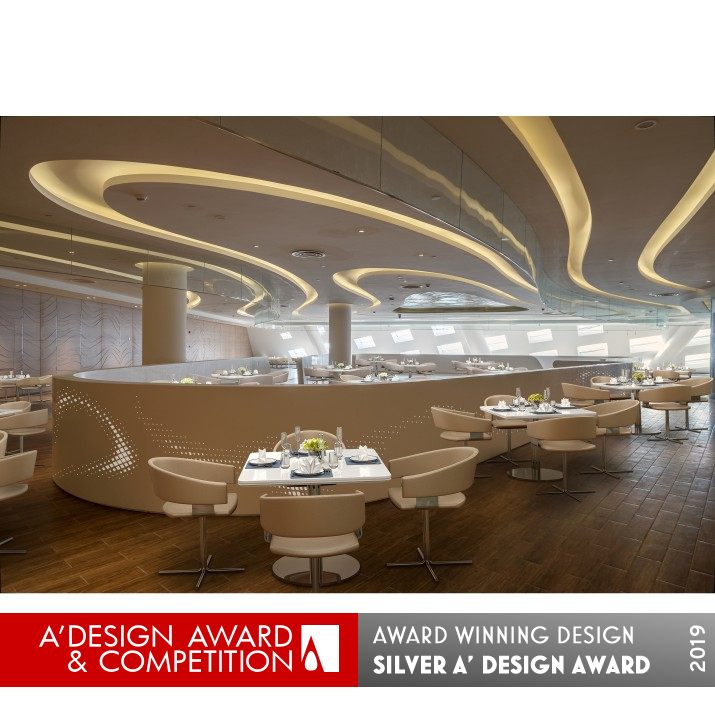 Nanjing Youth Olympic Center Restaurant Restaurant by Jian Wang Silver Interior Space and Exhibition Design Award Winner 2019 