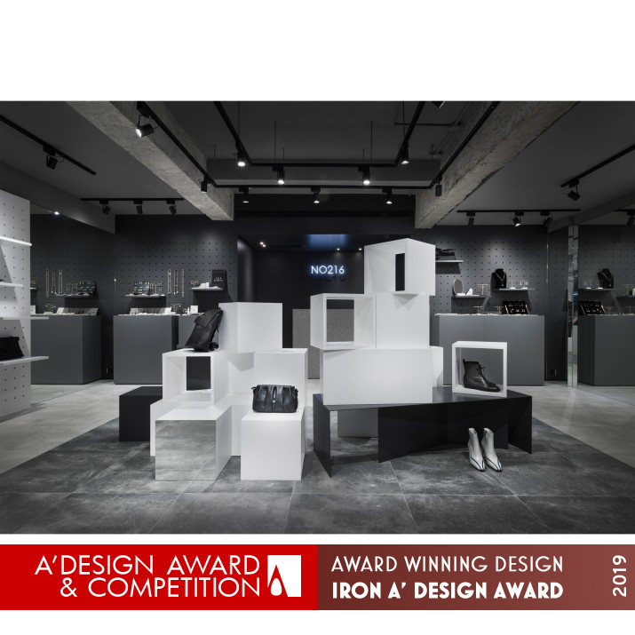 Molding Space Retail Display by STUDIO ONE Iron Interior Space and Exhibition Design Award Winner 2019 