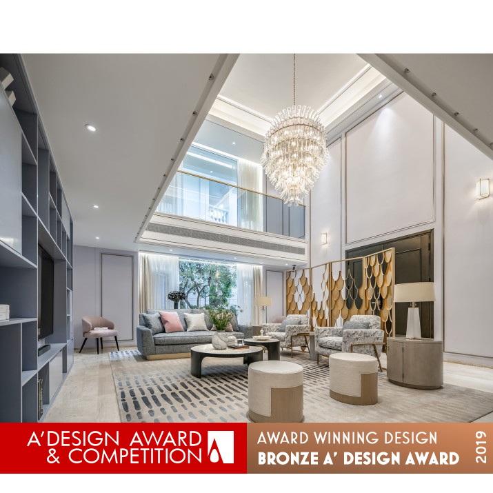 Yujing Garden Private Residence Private Residence by Henry Zheng Bronze Interior Space and Exhibition Design Award Winner 2019 