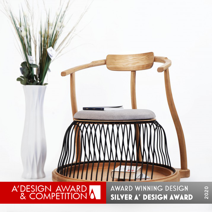 Acorn Leisure Chair Multipurpose by Wei Jingye, Chen Yufan and Wang Ruilin Silver Furniture Design Award Winner 2020 