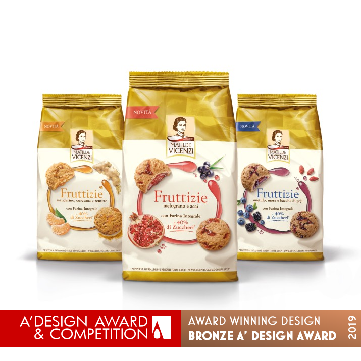 Matilde Vicenzi Fruttizie by Giulia De Andreis Bronze Packaging Design Award Winner 2019 