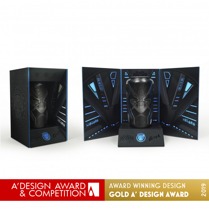 Brisk x Marvel Studios: Wakanda Forever Limited Edition Packaging by PepsiCo Design & Innovation Golden Packaging Design Award Winner 2019 
