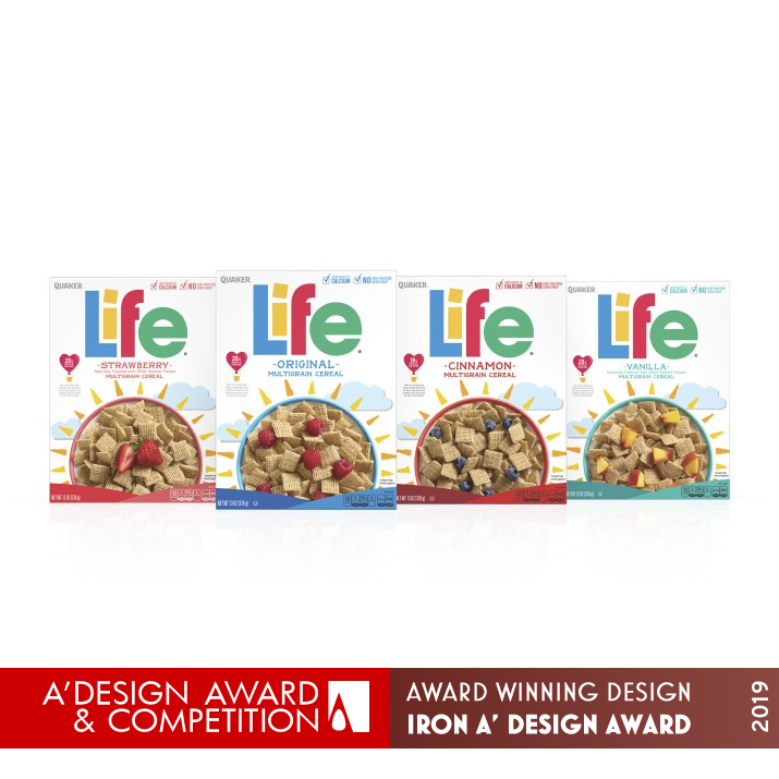 Life Redesign Cereal Packaging by PepsiCo Design & Innovation Iron Packaging Design Award Winner 2019 