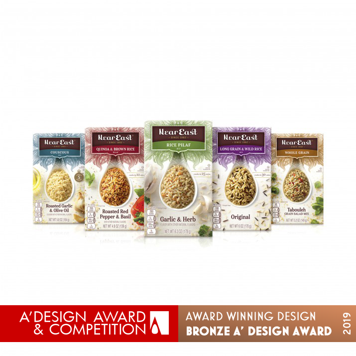 Near East Redesign Food Packaging by PepsiCo Design & Innovation Bronze Packaging Design Award Winner 2019 