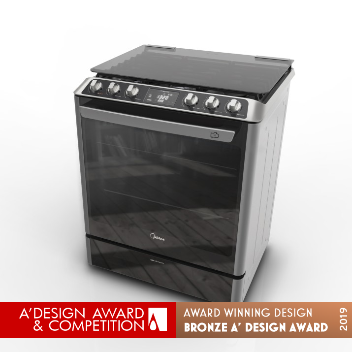 Midea Venus Free Standing Oven Freestanding Oven by Daniel Kroker and Valkiria Pedri Fialkowski Bronze Home Appliances Design Award Winner 2019 