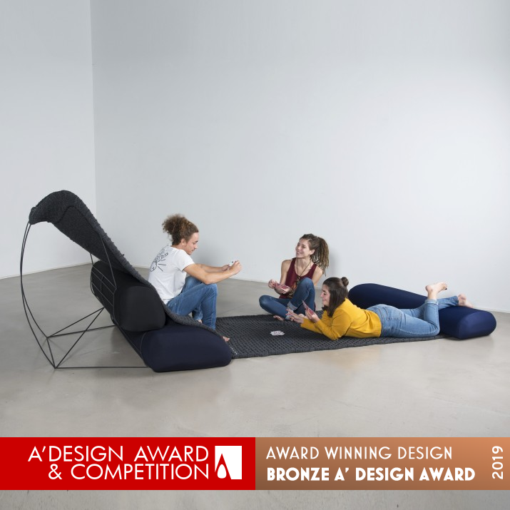 Isiqu, the hybrid sofa Sofa by Lila Demarcq Bronze Furniture Design Award Winner 2019 