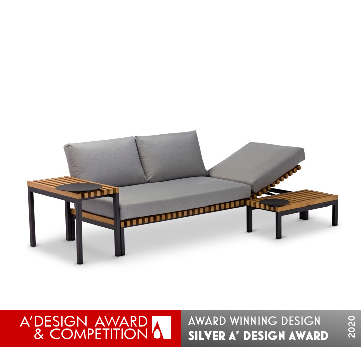 Fields Outdoor Sunlounger and Sofa by Robin Delaere Silver Furniture Design Award Winner 2020 