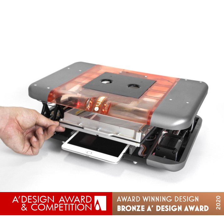 The New LumiFold TB Portable Resin 3d Printer by Davide Marin Bronze Manufacturing and Processing Machinery Design Award Winner 2020 