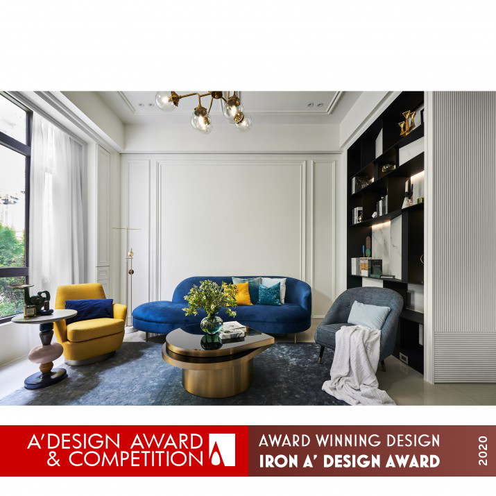 A la Blanc Residential Interior Design by Hsin-Ting Weng Iron Interior Space and Exhibition Design Award Winner 2020 