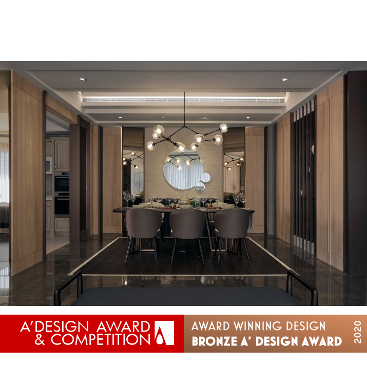 Contemporary Domain Residence by Jian Neng Chen Bronze Interior Space and Exhibition Design Award Winner 2020 