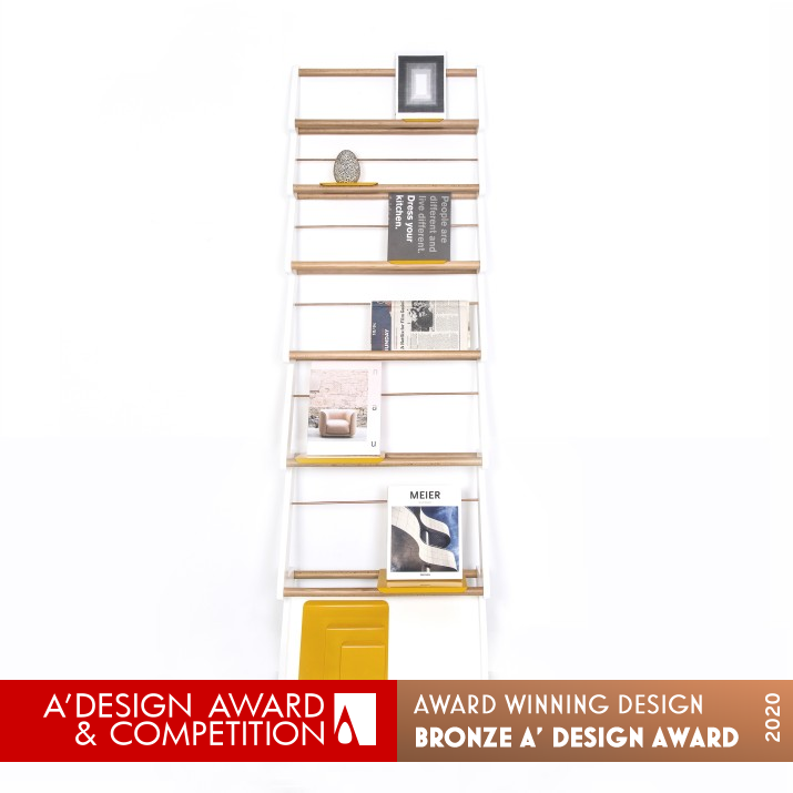 Lift Portable and Adaptable Shelf by Shiva Pouryousef Khameneh Bronze Furniture Design Award Winner 2020 