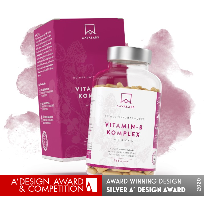 Aava Supplements by Maja Maksimovic Silver Packaging Design Award Winner 2020 